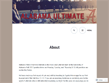Tablet Screenshot of alabamaultimate.com